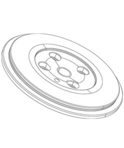 Placa/ disc aluminiu 1300-016-259-0001 pentru turbine KKK model K04