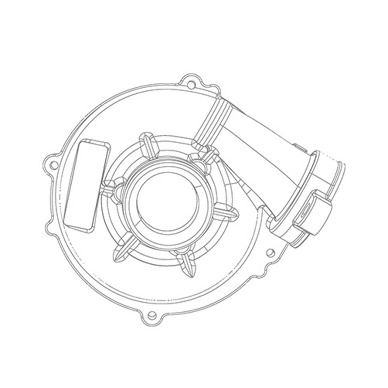 Carcasă admisie 2200-010-007-0001 pentru turbine GARRET model GT2052S