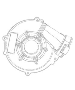Carcasă admisie 2200-010-016-0001 pentru turbine GARRET model GT1752V