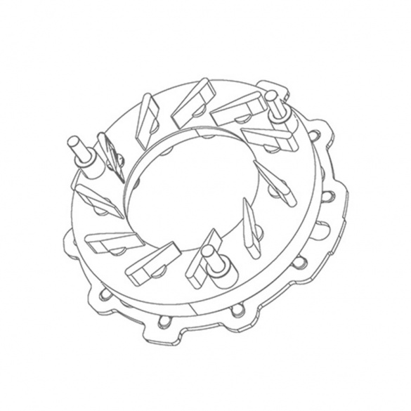 Geometrie variabila 3000-016-014B-0001 pentru turbine GARRET model GT2052V - imagine 2