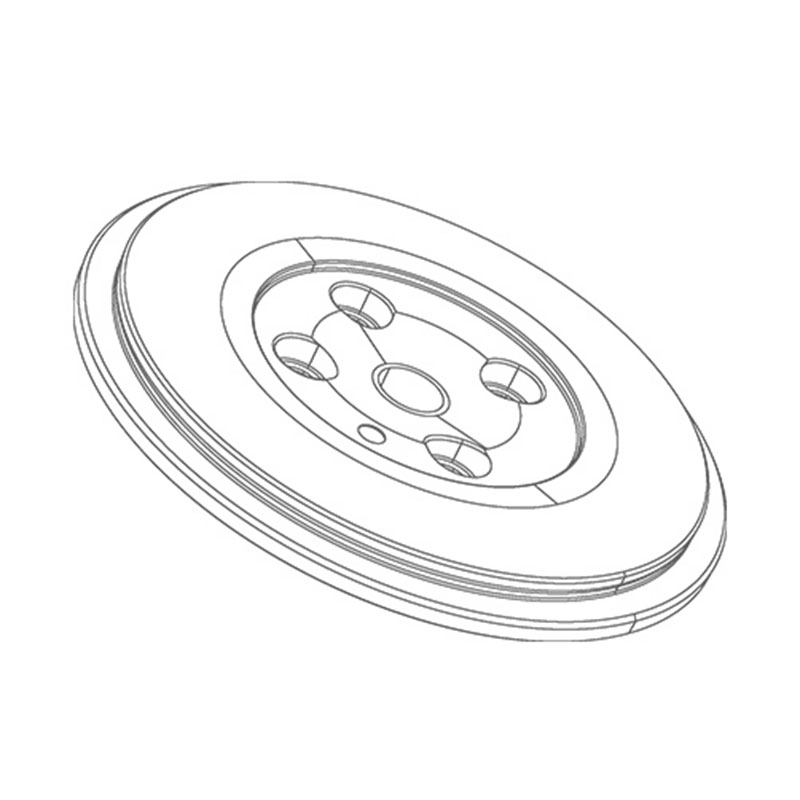 Placa/ disc aluminiu 1300-016-028B-0001 pentru turbine GARRET model GT2256