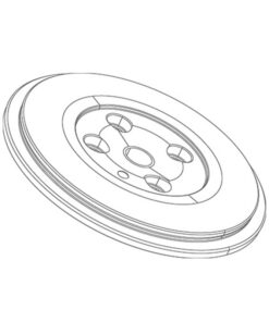 Placa/ disc aluminiu 1300-016-122-0001 pentru turbine HOLSET model HE431VE / HY40V