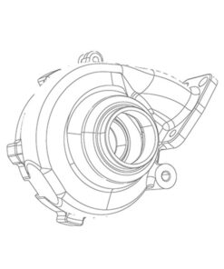 Galerie evacuare 2100-011-844-0001 pentru turbine GARRET model GT1238SZ