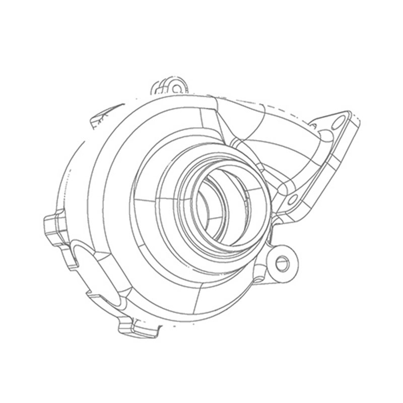 Galerie evacuare 2100-011-H85-0001 pentru turbină HOLSET model HE221W