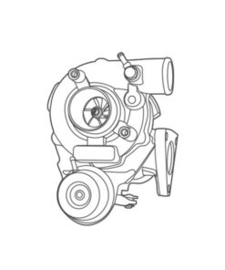 Turbina GARRETT model GT1752S cod 8G2S-300-E03-3171